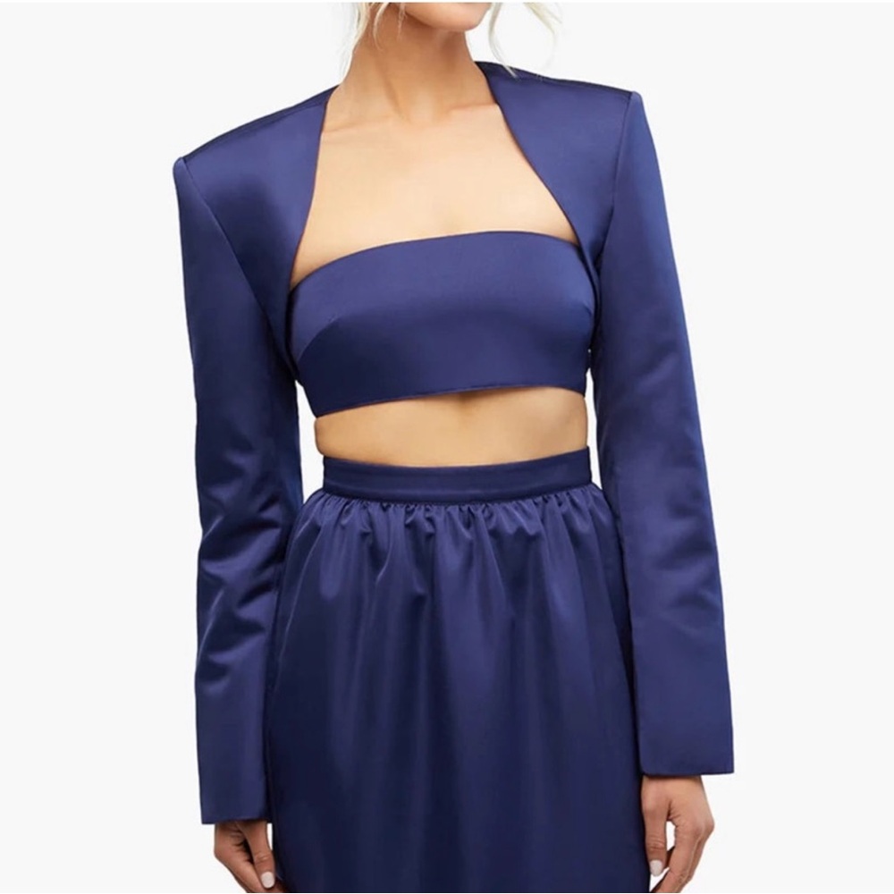 WeWoreWhat Women's Blue Bolero